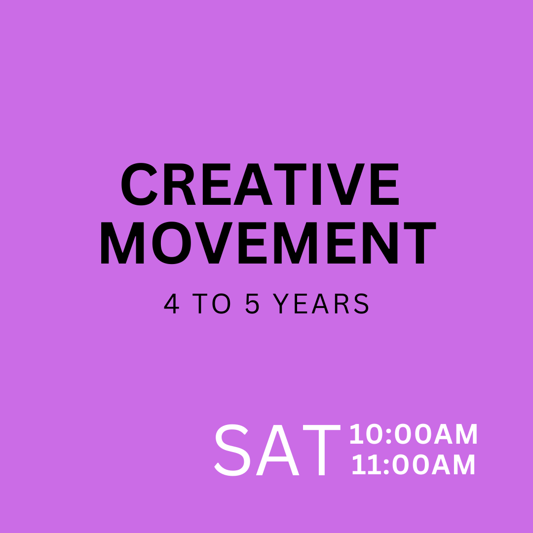 Creative Movement - 4 & 5 - Fall Session
