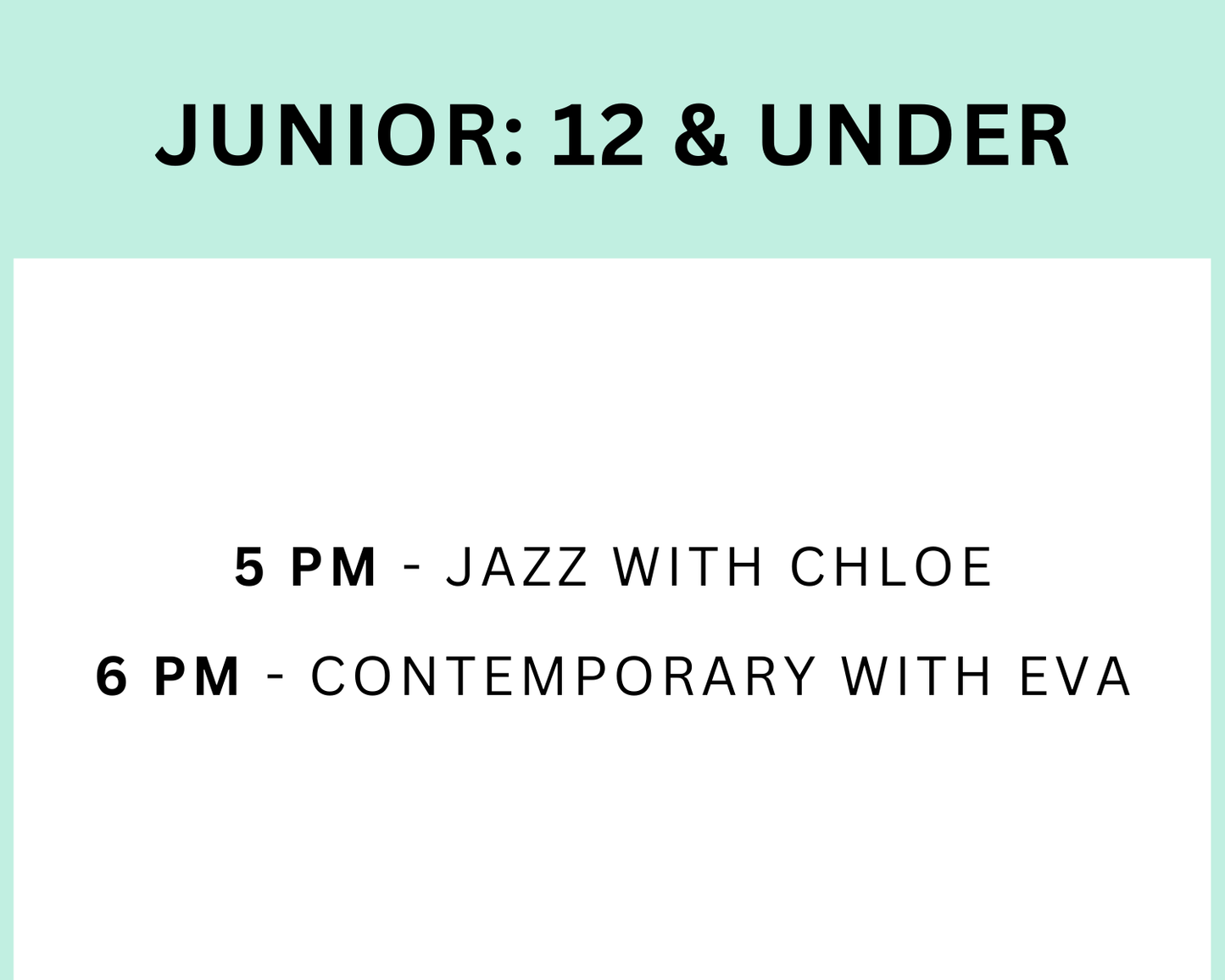 August 24th - Junior Class Bundle