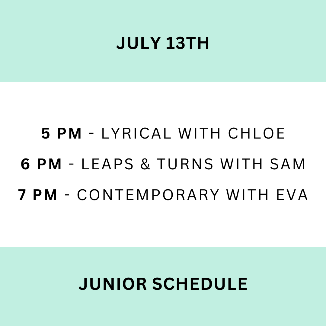 July 13th - Junior Class Bundle