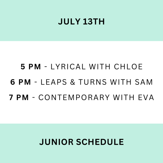 July 13th - Junior Class Bundle