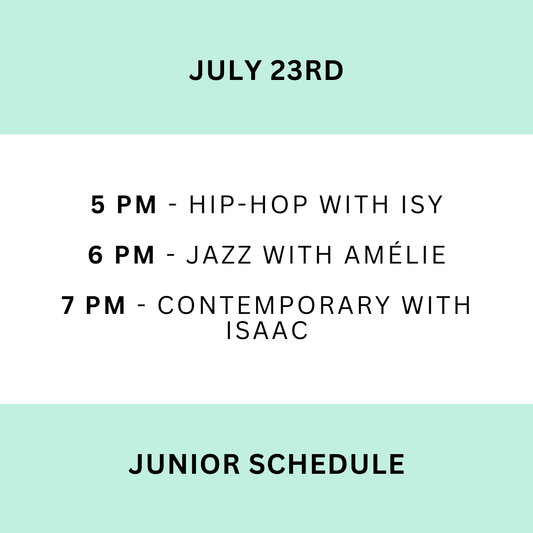 July 23rd - Junior Class Bundle