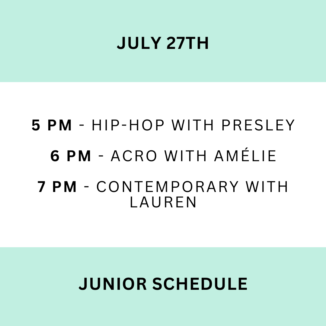 July 27th - Junior Class Bundle