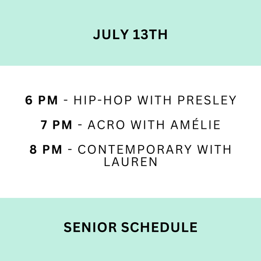 July 27th - Senior Class Bundle