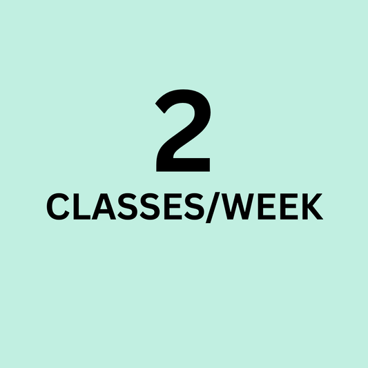 2 Classes/Week - Fall Session