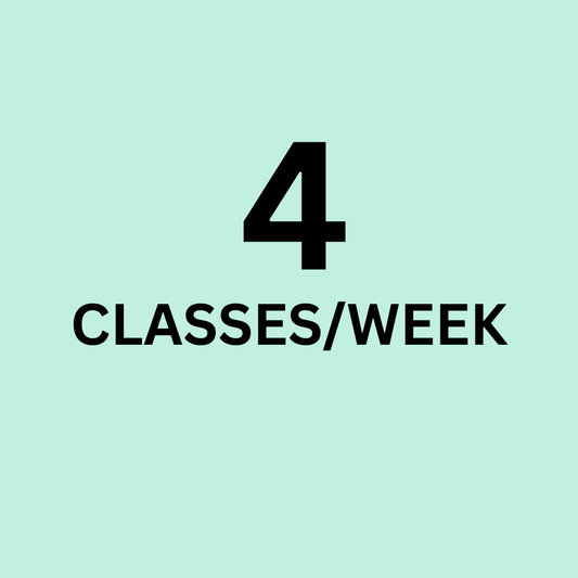 4 Classes/Week - Fall Session