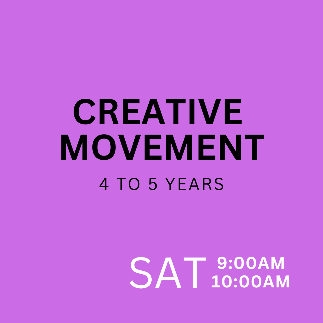 Creative Movement - 4 & 5 - 9AM Winter Session